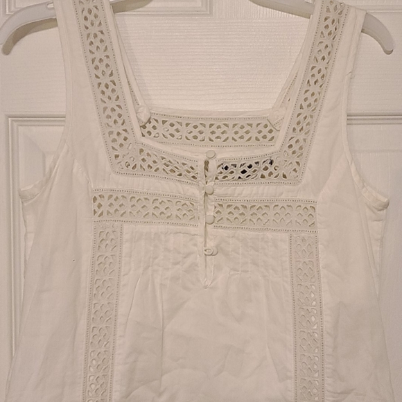 White Lace Halter Top Dress - Picture 5 of 6